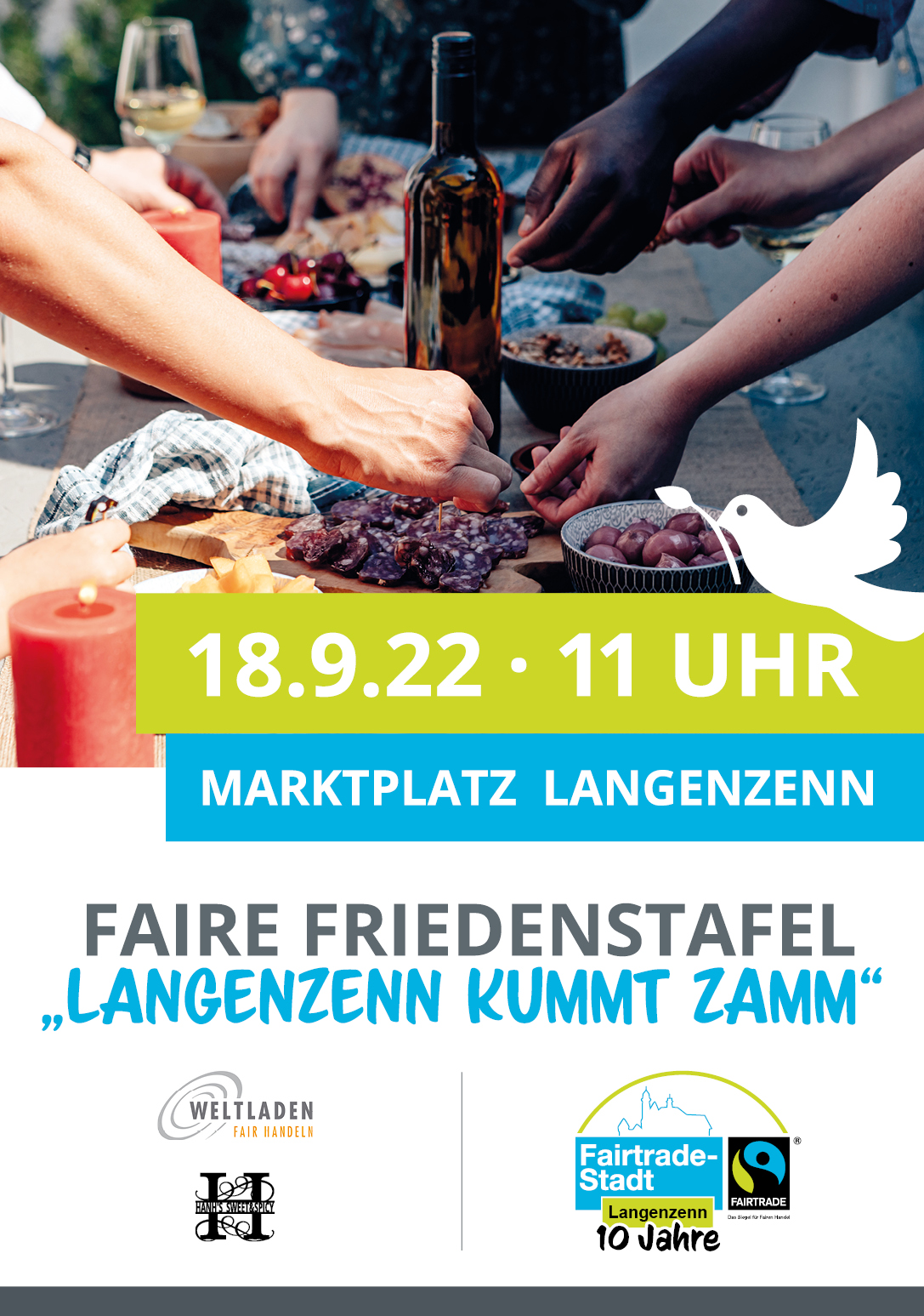  Faire Friedenstafel in Langenzenn 