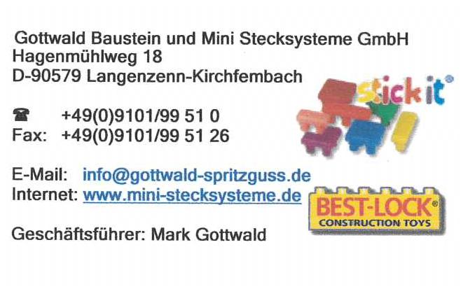 Gottwald Baustein und Mini Stecksysteme GmbH